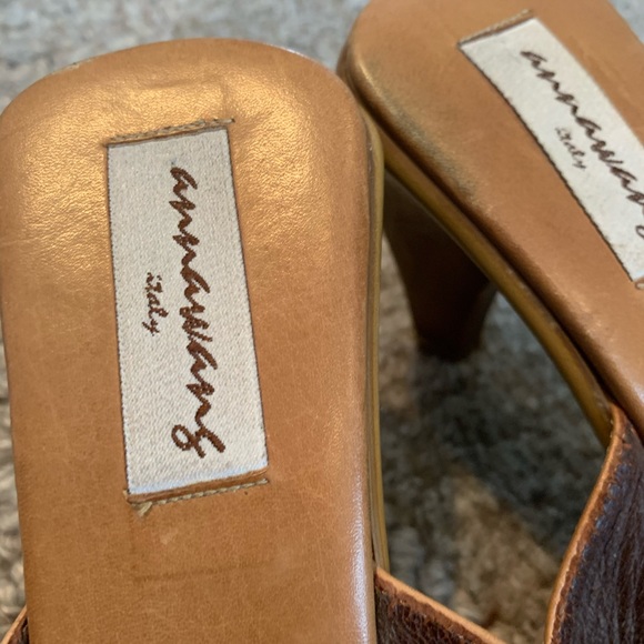 Platform Italian leather sandals - Picture 2 of 7